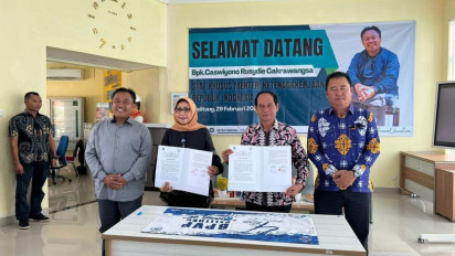 Kemnaker dan Pemkab Malinau Kerja Sama Pelatihan Pengelasan Bawah Air, Stafsus Menaker: Berharap Dapat Menginspirasi Pemda Lainnya