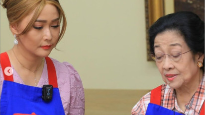 Megawati Soekarnoputri Unjuk Gigi Masak Bersama, Inul: Saya Ikuti Perintah Boss yang Bayar Saya