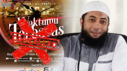 Ustaz Khalid Basalamah Ditolak di Tanah Kelahiran, Tak Jadi di Masjid Raya Makassar Kini Tabligh Akbar Batal di Maros