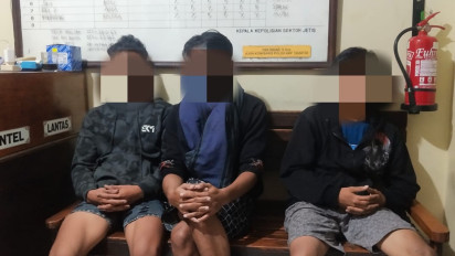 Polisi Amankan 5 Remaja dan 2 Buah Sajam di Dua Lokasi Berbeda saat Patroli di Bantul