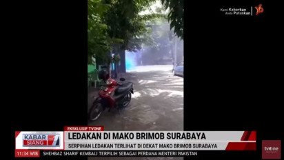 Breaking News: Suara Ledakan Keras Terdengar di Mako Brimob Surabaya