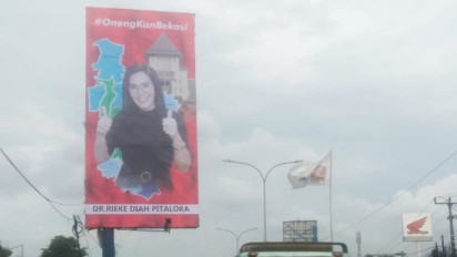 Rieke Diah Pitaloka 'Oneng' Terjun di Pilkada Bekasi? Ramai Baliho OnengKanBekasi