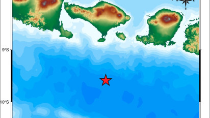 Gempa Bumi Magnitudo 4,5 Guncang Kuta dan Denpasar, Begini Kata BMKG