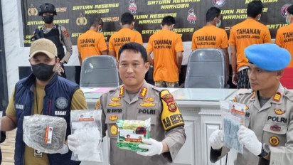 1,6 Kg Sabu Senilai Rp2,2 Miliar Disita Polresta Jambi
