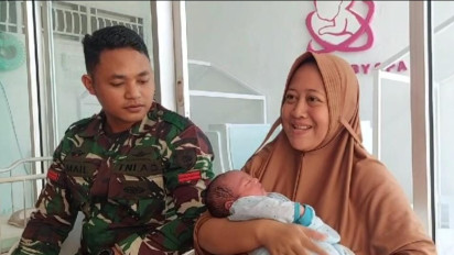 Bayi Gemoy di Kolaka Diberi Nama Prabowo Subianto, Anak Anggota TNI Ini Lahir di Momen Pilpres 2024