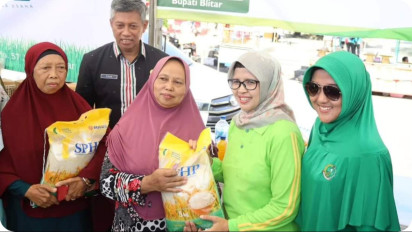 Wujudkan Pangan Berkualitas, Bupati Blitar Gelar Operasi Pasar dan Gebyar Pangan Lokal Beragam