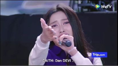 Tangis Caith Peserta Asal Indonesia Pecah Atas Tersingkirnya Devi di Chuang Asia Thailand