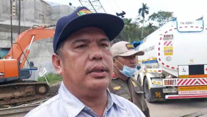 Ambruknya Crane Girder Flyover Bantaian, 1 Orang Meninggal Dunia di RSUD Dr H M Rabain Muara Enim