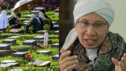 Hukum Tabur Bunga Saat Ziarah atau Nyekar Jelang Ramadhan, Buya Yahya Ingatkan Hal Ini