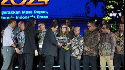MIND ID Terima Penghargaan Best Corporate Action Handling dalam BCOMSS 2024