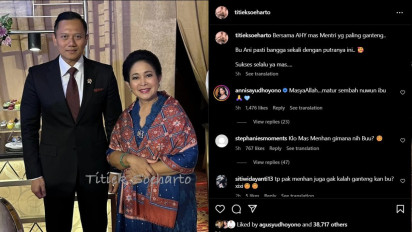AHY Disebut Menteri Paling Ganteng, Mantan Istri Prabowo: Bu Ani Pasti Bangga