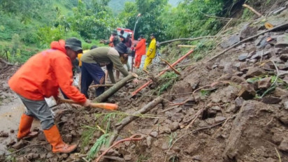 Longsor Terjang Wilayah Kudus Jawa Tengah, Tutup Akses Jalan Antar Desa