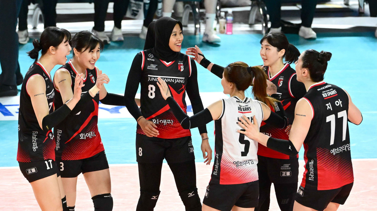 Reaksi Takjub Penggemar Voli Korea Melihat Megawati Hangestri Bawa Red Sparks Lolos Playoff dengan Rekor Fantastis
            - galeri foto