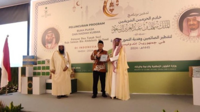 Arab Saudi Kembali Luncurkan Program Buka Puasa dan Hibah Kurma