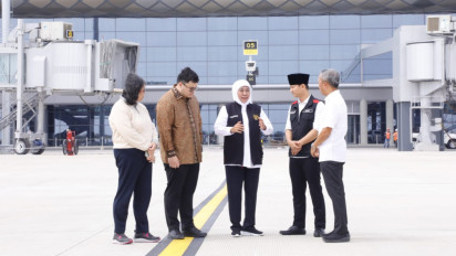 Mudik Lebaran Bisa Manfaatkan Bandara Dhoho Kediri, Khofifah: Datangkan Multiplier Effect untuk Kemajuan Jatim