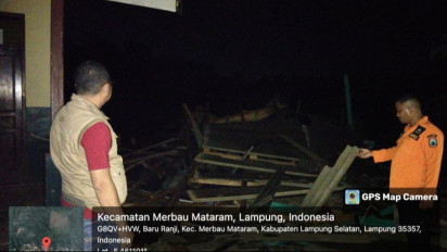 Sebanyak 69 Rumah di Lampung Selatan Rusak Akibat Angin Kencang, BPBD: Kemungkinan Bisa Bertambah
