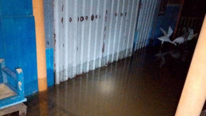 Banjir Rob Terjang Kawasan Pesisir Pantai di Wilayah Kecamatan Gedangan Malang