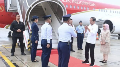 Kunjungan Kerja, Presiden Jokowi Bertolak ke Sumatera Utara