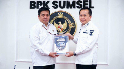 Serahkan LKPD TA 2023, Pj Gubernur Agus Fatoni Berharap Pemprov Sumsel Kembali Raih Predikat Opini WTP yang Ke-10 dari BPK RI