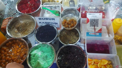 Sejarah Penamaan Bubur Kampiun yang Ramai Diburu di Bazaar Takjil Benhil
