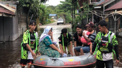 Sebanyak 4 Warga di Palangka Raya Kalteng Meninggal Akibat Banjir