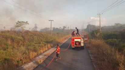 Musim Kemarau, Potensi Lahan Terbakar di Natuna Masih Tinggi
