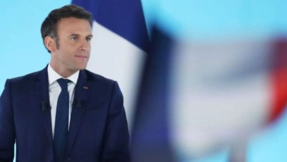 Presiden Prancis Emmanuel Macron Bilang Trump Tidak Akan Menang Dalam Pilpres AS 2024