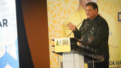 Airlangga Minta Pengurus dan Senior Golkar Terus Solid