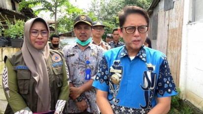 Enam Rumah Warga di Bibir Sungai Bengawan Solo Terancam Longsor