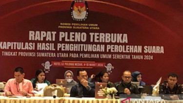 Pleno KPU Sumut: Golkar Raih Suara Terbanyak DPRD Provinsi dan DPR RI