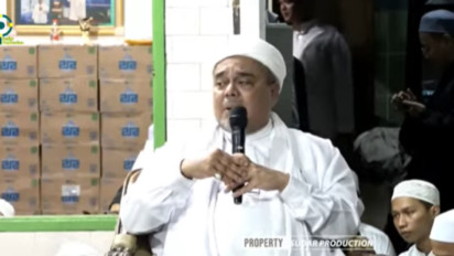 Habib Rizieq Singgung Ada 2 Buaya Lagi Ribut: Pisahin? Jangan, Kita Gelar Tikar, Taruh Kopi, Nonton