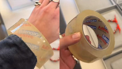Viral! Gelang Lakban Balenciaga, Ternyata Harganya Sangat Bombastis 