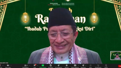 Ini Makna Puasa yang Hakiki Menurut Imam Besar Masjid Istiqlal Nasaruddin Umar
