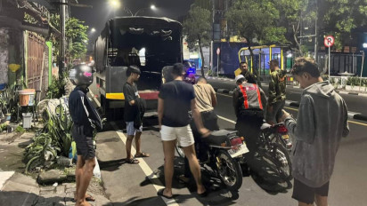 Patroli Sahur, Polisi Gagalkan Aksi Balap Liar di Gresik, Puluhan Motor Diamankan