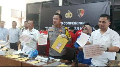 Polisi Tangkap 6 Pelaku Pemalsuan Materai Tempel yang Rugikan Negara Rp936 Juta