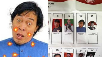 Komeng Jadi Pemenang Perolehan Suara DPD Jabar