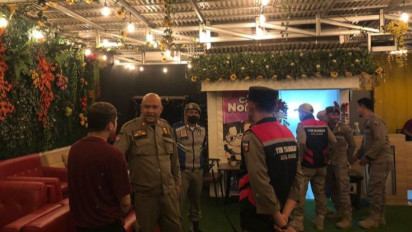 Jual Miras dan Beroperasi di Luar Jam yang Ditentukan,  Satpol PP Kota Bogor Tegur Sejumlah Tempat Hiburan