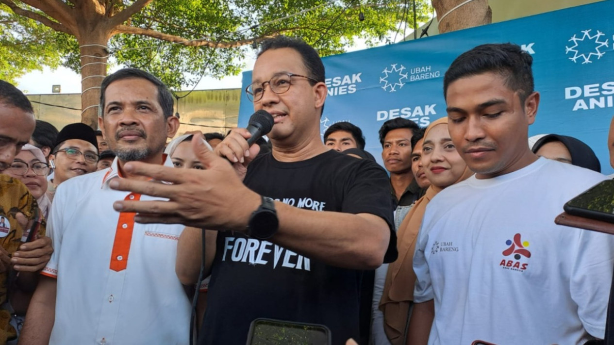 Ditanya Gabung ke Pemerintah Berikutnya, Anies: Memang Ada Tawaran? 
            - galeri foto