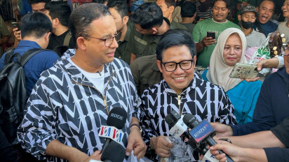 Menang di Sumatera Barat, Anies dan Cak Imin Beli Takjil Asal Tanah Minang di Benhil