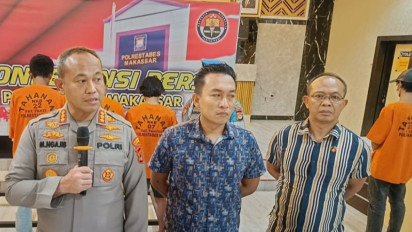 Pengantar Iring-iringan Jenazah di Makassar Keroyok Anggota Polisi