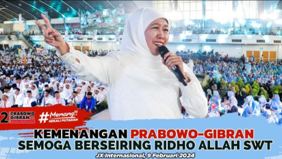 Mensyukuri Kemenangan Prabowo-Gibran Hasil Pemilu 2024, Khofifah Imbau Tidak Ada Euforia Berlebihan