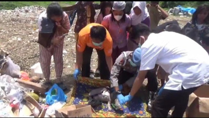 Warga Kolaka Digegerkan Penemuan Mayat Bayi Perempuan di Tempat Pembuangan Sampah