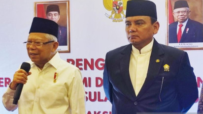 Wapres RI Kukuhkan Pengurus KDEKS Sultra: Sangat Penting Bangun Ekosistem Ekonomi Syariah