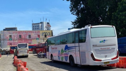 Dishub Kota Bogor Gelar Ramp Check Bus Mudik di Terminal Baranangsiang