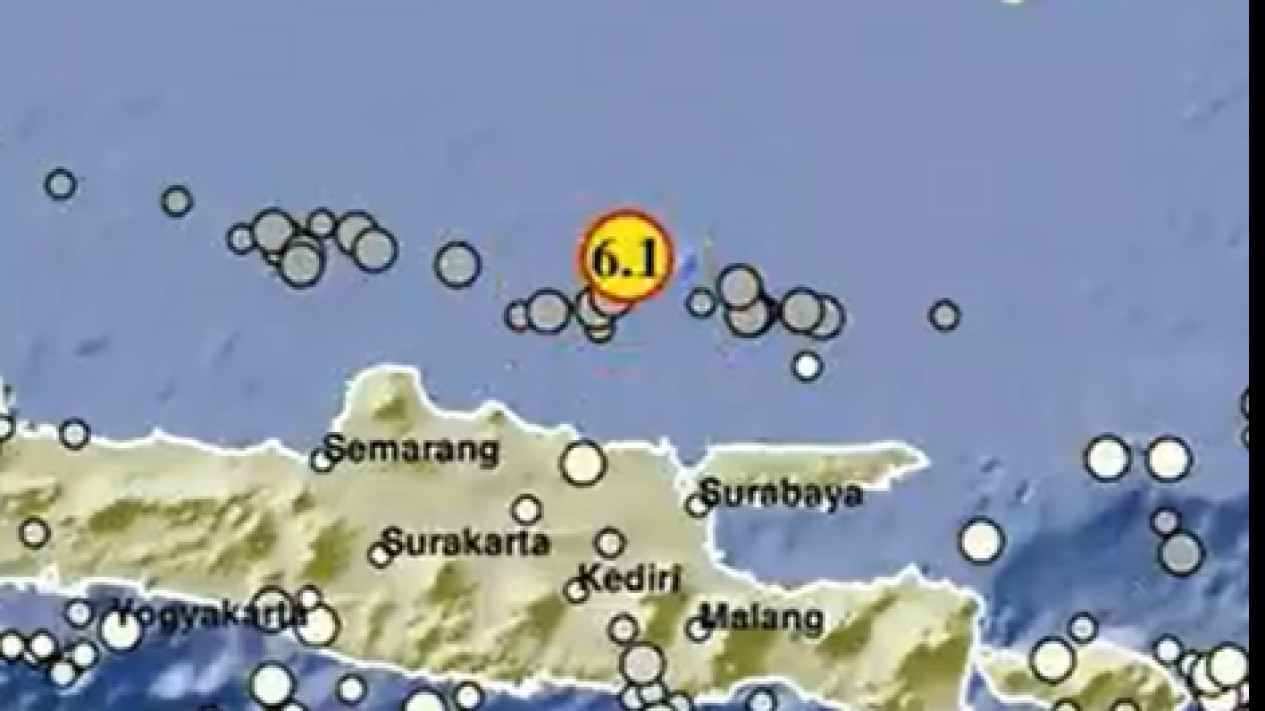 Gempa M 6,1 di Tuban Terasa hingga Semarang
            - galeri foto