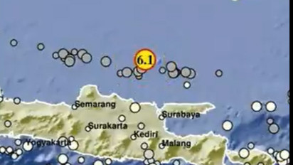 Gempa M 6,1 di Tuban Terasa hingga Semarang