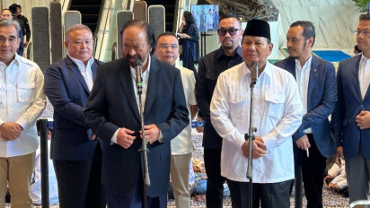 Prabowo Ajak NasDem Gabung Pemerintah, Surya Paloh: Fifty Possibility