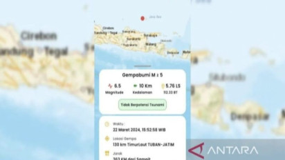 Gempa Tuban Terasa Hingga Sampit, Warga Rasakan Getaran Berturut-turut