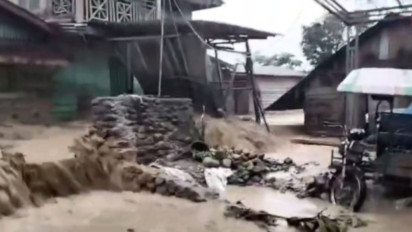 Puluhan Rumah di Pedesaan Taput Diterjang Banjir, Warga Mengungsi
