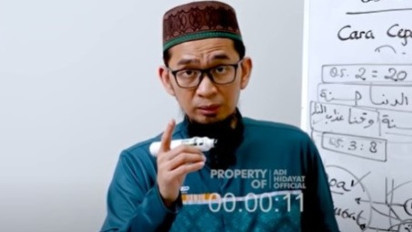 Minta Air Doa ke Kyai Memangnya Diperbolehkan dalam Islam? Ustaz Adi Hidayat Tegas Bilang Begini, Ternyata...